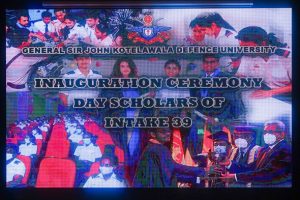 Intake 39 – Day Scholar Inauguration Ceremony – Faculty of Law, General Sir John Kotelawala Defence University KDU 1